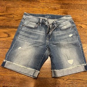 Ann Taylor Loft Modern Jean Shorts 27/4